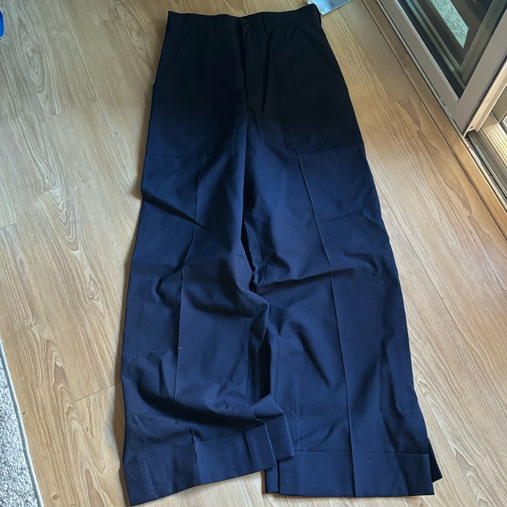 Toga Archives Navy Wool Pants